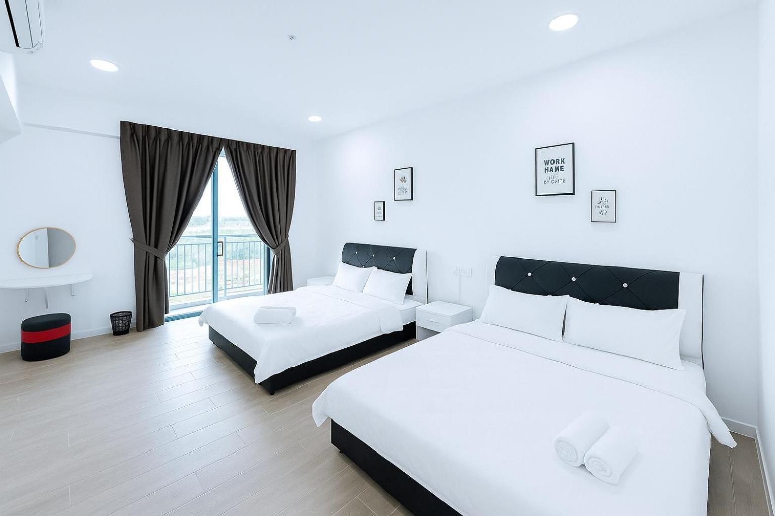 Apartment Bay Likas Near Sicc *